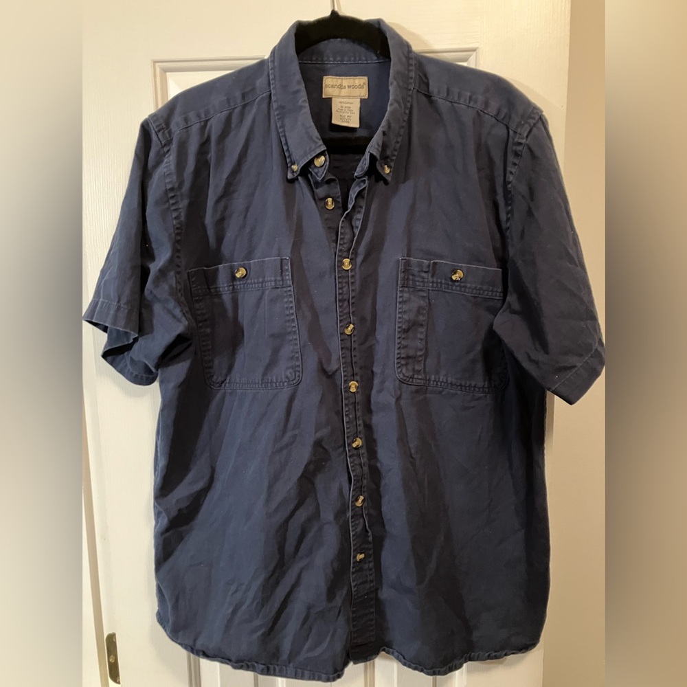 Vintage Scandia Woods Short Sleeve Button Down